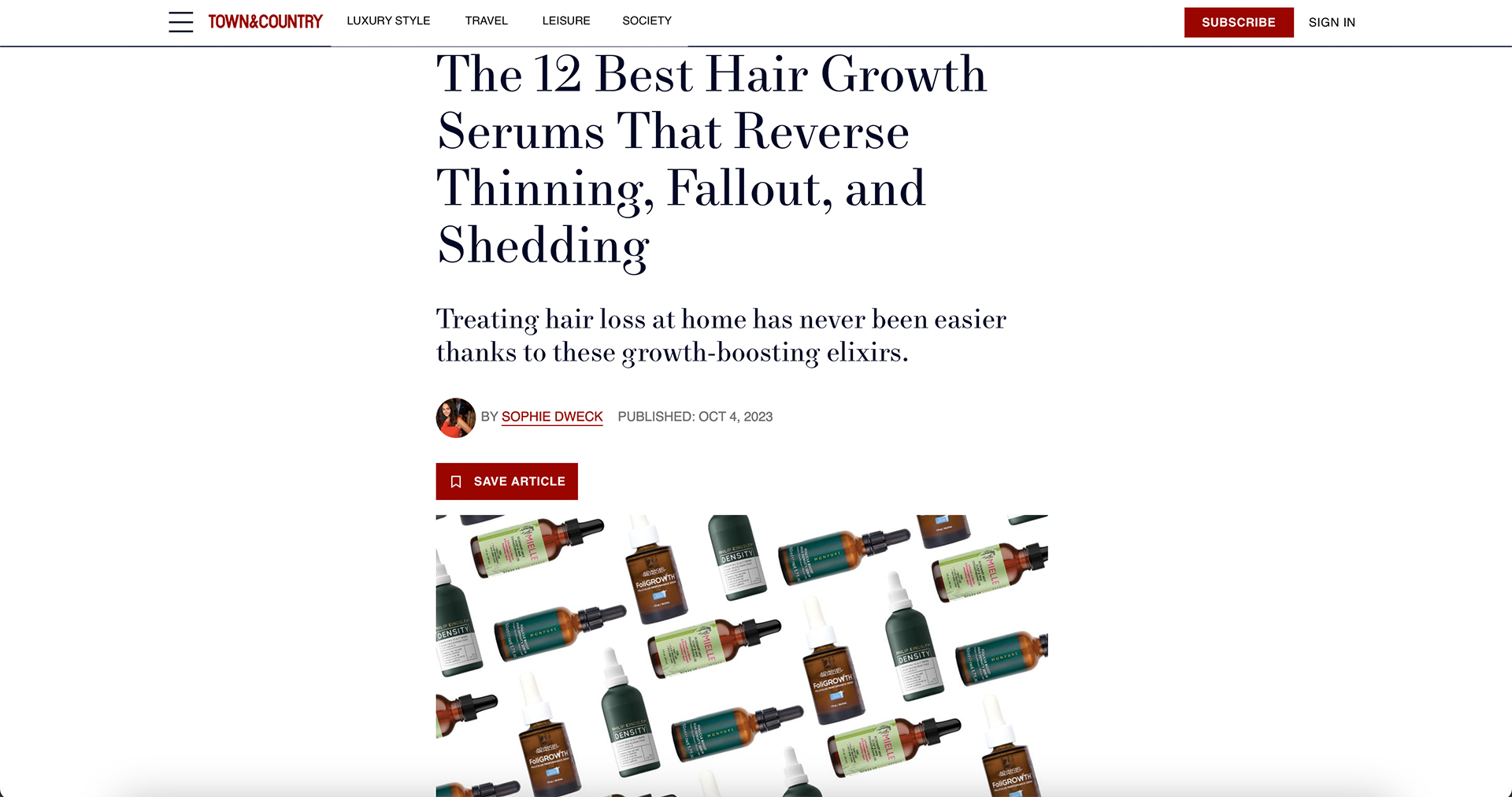 The 12 Best Hair Growth Serums That Reverse Thinning, Fallout, and Shedding